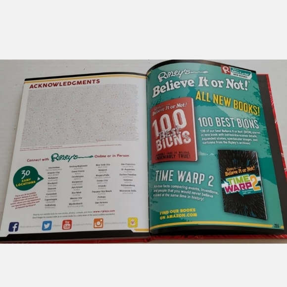 All True Ripley's Believe It or Not! All Weird! All True! 2020 Hardcover Book - Picture 11 of 11